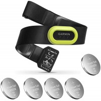 Garmin HRM-Pro Premium Heart Rate Strap Real-Time Heart Rate Data and Running Dynamics Black Bundle with 5 Extra Batteries 6 Items - B5M8DFI5V
