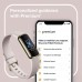 Fitbit Luxe Fitness and Wellness Tracker with Stress Management Sleep Tracking and 24 7 Heart Rate One Size S L Bands Included Lunar White Soft Gold Stainless Steel 1 Count - BL95UK7EX
