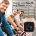 Fitbit Versa 2 Health and Fitness Smartwatch with Heart Rate Music Alexa Built-In Sleep and Swim Tracking Petal Copper Rose One Size S and L Bands Included - BQICV17OX