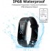 Fitness Tracker with Heart Rate Blood Pressure Blood Oxygen Sleep & Temperature Monitor Activity Tracker Smart Watch Pedometer for Kids Man Women - BXRT6910S