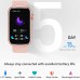 FITVII Slim Fitness Tracker with Blood Oxygen SpO2 Blood Pressure 24 7 Heart Rate and Sleep Tracking IP68 Waterproof Activity Trackers and Smart Watches with Step Tracker Pedometer for Women Kids - BWI6J14TI