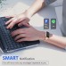 FITVII Slim Fitness Tracker with Blood Oxygen SpO2 Blood Pressure 24 7 Heart Rate and Sleep Tracking IP68 Waterproof Activity Trackers and Smart Watches with Step Tracker Pedometer for Women Kids - B8VAMKP56