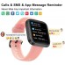 FITVII Smart Fitness Tracker Watch Smartwatch with Heart Rate Blood Pressure Monitor Waterproof Activity Tracker with Temperature Sleep Monitor,Tracker Watch for iOS iPhone&Android Men Women - BBFTGW9VB