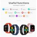 H&P Smart Watch 2022 with Temperature and Heart Rate Monitor,Fitness Tracker with with Blood Pressure Blood Oxygen Monitor for Android and iOS Phones,Multi-Sport IP68 Waterproof Color Black & Blue - BF0FKRB28