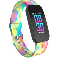 iTech Active Smartwatch Fitness Tracker Heart Rate Step Counter Sleep Monitor Notifications Waterproof for Ladies Compatible with iPhone and Android - BQR91EK5Y
