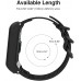 MoKo Compatible with Garmin Vivoactive HR Watch Band Fine Woven Nylon Adjustable Replacement Strap with Metal Buckle Fit Garmin Vivoactive HR Smart Watch Black - BOHD8RRT4