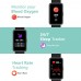 Smart Watch Blackview Fitness Tracker Activity Tracker Fitness Watch with Heart Rate Monitor Blood Oxygen SpO2 IP68 Waterproof Calorie Counter R5 for Phone & Android Phones Black - BN4VGWOVM
