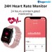 tugamobi Smart Band SB503-Blood Oxygen,Blood Pressure Monitor,Body Temperature Detection,Fitness Tracker with Heart Rate and Sleep Monitor,IP68 Water-Resistant,Calorie Counter,Multi Sport ModesBlack - B7D2YUS2J