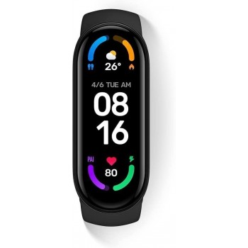 Xiaomi Mi Band 6 Activity Tracker High-Res 1.56 AMOLED Screen SpO2 Monitor 30 Sports Modes 24HR Heart Rate and Sleep Monitor Smart Watch - BHHCRSSPW