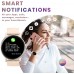 yussa Smart Watch | Latest Generation 2022 | Blood Pressure Monitor | Blood Oxygen SpO2 | Heart Rate | Sleep Monitor | IP67 Waterproof | Fitness Tracker | for Women and Men Pink - BPMN8LB84