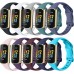 [10 pack] Osber Slim Bands Compatible for Fitbit Charge 5 Soft Silicone Replacement Wristbands for Women Men Black White Gray Sand Pink Pine Green Navy Blue Plum Blue Gray Teal - BTEHKELPM