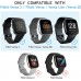 6 Pack Sport Bands Compatible with Fitbit Versa 2 Fitbit Versa Versa Lite Versa SE Classic Soft Silicone Replacement Wristbands for Fitbit Versa Smart Watch Women Men 6 Pack B Small - B0N8CO6WU