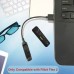 EXMRAT Compatible with Fit-bit Flex 2 Charger Cable 2Pack 30cm 1ft USB Charger Charging Cable for Fit-bit Flex 2 Black 2Pack - BU7GTW240