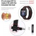 Intoval Band for Fitbit Versa 3 Fitbit Sense Classic Stainless Steel Bands of Premium Quality Replacements for Fitbit Versa 3 Fitbit Sense Bands with Link Remover Tool. Black - BQQCP6P8C