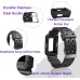 Lwsengme X4-TECH Classic Fitness Replacement Accessories Wrist Band Compatible with Fitbit Charge 2 HR New-Black - BJMOU98MB