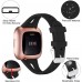 Ouwegaga Slim Bands Multi Colors Compatible for Fitbit Versa 2 Fitbit Versa Lite Silicone Wristbands for Women Men Small Large - BN8NH1SE7