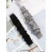 Shuyo Compatible with Fitbit Sense Versa 3 Bands Scrunchies Soft Stretch Nylon Strap Bracelet Fabric Pattern Printed Replacement Elastic Band for Women Men - B5CQPZ2G6