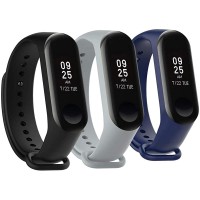 Tkasing mi Band 4 Strap,Band for Xiaomi 3 Xiaomi 4 Smartwatch Wristbands Replacement Accessories Straps Bracelets for Mi Band 4 Strap Not for Mi1 2 - BYEETKV4G
