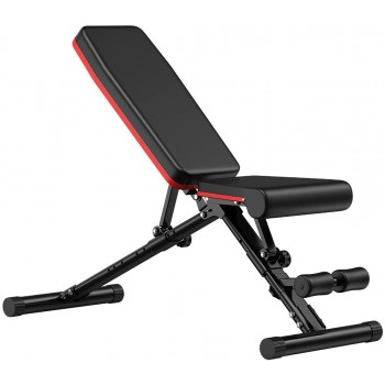 ADKING Adjustable Weight Bench for Full Body Exercise Foldable Work Out Bench for Home Gym Multi-Purpose Incline Weight Bench Press Bench - BYVX0R76D