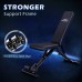 FLYBIRD Weight Bench Adjustable Strength Training Bench for Full Body Workout with Fast Folding-New Version - B1ICG5N17