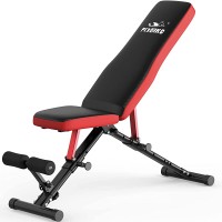 FLYBIRD Workout Bench Adjustable Weight Bench Foldable Strength Training Bench for Home Gym Newly Upgraded - BDPR69HPU