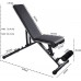 Letusto Adjustable Weight Bench Heavy Duty Incline Decline and Flat Bench 1100 lb Weight Capacity Multi-Purpose Foalble Dumbbell and Barbell Bench - B1KVKIMHQ
