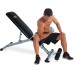 Pure Fitness Pro Adjustable FID Weight Bench Black - BLXBWXIDX