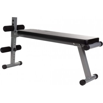 ScSPORTS Unisex Adult Sit-Up Bench Black Standard - B6AJ51N9R