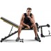 ZENOVA Workout Bench Adjustable Weight Bench with Leg Extension and Curl ,Flat Incline Decline Exercise Bench Strength Training Bench for Home Gym - B9BF2HLGA