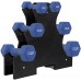 12in Dumbbell Tree Stand,3-Tier Dumbbell Rack and Compact Storage Holder Bracket Free Weight Stand for Home Gym Exercise Accessories - BHHRORT1F