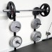 3-Peg Wall-Mounted Weight Plate Rack Space Saving Weight Storage Olympic Bumper Plate Storage Racks for Garage Home Gym - BSF0QV3KR