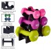 3 Tier Dumbbell Rack Compact Dumbbell Holder Home Gym Exercise Small Weight Rack for Dumbbells Household Weights Organizer Stand for Neoprene Dumbbells Without Dumbbells - BE1OORPEO