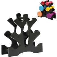 3 Tier Dumbbell Rack Compact Dumbbell Holder Home Gym Exercise Small Weight Rack for Dumbbells Household Weights Organizer Stand for Neoprene Dumbbells Without Dumbbells - BE1OORPEO