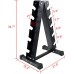 A-Frame Dumbbell Rack Stand Only Weight Rack for Dumbbells 5 Tier500 Pounds Weight Capacity - B351M4KGJ