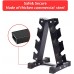 AIMEISHI Dumbbell Rack Stand Only A Frame Solid Steel Dumbbell Storage Rack Durable Weight Rack for Dumbbell Sets Home Gym Free Weights Stand Holder - BAGZV4NGK