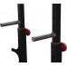 Dip Bar Attachment Dip Station Parallettes Parallel Double Bar Barbell Stand Handle for Mounting to an Squat Stand Squat Power Rack Barbell Stand Accessories Home Gym Strength Training Equipment - BIS89MEPX