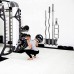 FUXIN Vertical Olympic Barbell Holder 4 Bars Wall Mounted Barbell Storage Rack Load Up 180 lbs - BBF9YJGGL