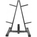 Luwint Plate Tree 1 in Weight Plate Storage Rack with 2 Olympic Bar Holders for Home Gym - BNTRH9507
