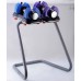 OGODU Fitness Dumbbell Rack with Purple Yoga Elastic Belt*1 Dumbbell Storage. Simple and Easy to Install Simple Lines Suitable for Dumbbells with Base. to Hold Your Dumbbells no Space. - BTXZGTBWB