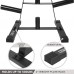 Olympic Weight Plate Rack Holds up to 500lb of 2” Weights by D1F Black Weight Holder Tree with 7 Branches for Stacking and Storing High Capacity Weights- Heavy-Duty Durable Triangle Plate Racks - BIDHZ21OD
