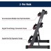 Royal Fitness 3 Tier Dumbbell Weight Rack Heavy Duty Home Gym Dumbbell Storage Stand Holder Black - B5T84NOI9