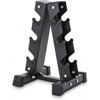 S.Y. Home & Outdoor A-Frame Dumbbell Rack Stand Only 3 Tier Steel Weight Rack for Dumbbells Suitable for Home Gym Accessories 180 lbs Weight Capacity - BCJGQWS25