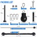 ANMKOT Pulley System Gym,LAT Pull Downs Arm Strength Training Weight Triceps Rope with Loading pin Pulley Cable Machine Attachment Pulley System for Bicep Curls Triceps Extensions - B71JQR6XE