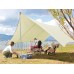 Monoprice Large Wing Tarp Shelter 75D Nylon PU1500mm Extra Large Coverage Up to 8 People Sun Shelter and Rain Cover from Pure Outdoor Collection - BWWOP4O5K