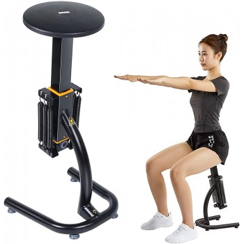 Veocore Squat Assist Machine Sissy Squat Machine Resistance ＆ Height Adjustable Squat Assist Trainer Home Gym Core Leg Butt Work Out - B4ROH73PL