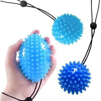 3 Pack Hand Exerciser Grip Strengthener Ball Squeeze Stress Therapy Balls for Hand Exercise - BZNYLH7OU