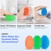 MoKo Hand Grip Strengthen Trainer Stress Relief Ball Set of 3 Egg Shape Squeeze Balls for Anxiety Release Palm Pain Relief Hand Exercise Therapy Orange + Blue + Green - BY4JMM5EK