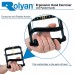 Sammons Preston 51792 Rolyan Ergonomic Hand Exerciser with Padded Handle Adjustable Squeeze Tool,Rubber Bands for Progressive Resistance,Improves Grip Strength in Fingers,Hand & Thumb Black,4 Pair - B01SV4CIM