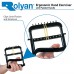 Sammons Preston 51792 Rolyan Ergonomic Hand Exerciser with Padded Handle Adjustable Squeeze Tool,Rubber Bands for Progressive Resistance,Improves Grip Strength in Fingers,Hand & Thumb Black,4 Pair - B01SV4CIM