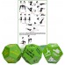 3-Pack Exercise Dice Bundle with Fitness Manual & Bag | Perfect for HIIT Cardio Yoga Stretching Strength Training Sports Crossfit Plyometrics Body Weight Group Classes All Ages WOD - B6S76WMXM